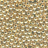 3mm Metallic Gold Acrylic ROUND Beads