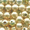 5mm Metallic Gold Acrylic ROUND Beads