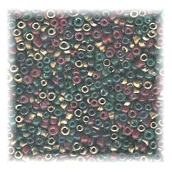 10/o Dark Green Acrylic Seed Bead Mix