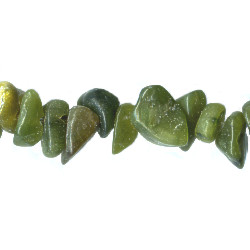 34" Strand African Jade (Grossular Garnet) CHIP/NUGGET Beads