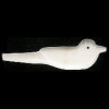 8x32mm Alabaster BIRD Animal Fetish Bead