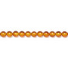 3mm Amber ROUND Beads - 8" Strand