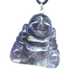 32x35mm Amethyst BUDDHA Pendant/Focal Bead