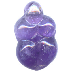 16x25mm Amethyst (Flat-Back) GODDESS Bead