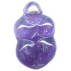 16x25mm Amethyst (Flat-Back) GODDESS Bead