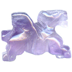 20mm Amethyst 3-D PEGASUS Bead