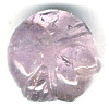 10x28mm Amethyst SLEEPING CAT Animal Fetish Bead