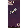 Wrights® (196 650 0):  1" x 1-1/2" Iron-On Metallic Silver & Gold *Dragonfly* Applique