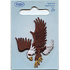 Wrights® (1967308001JA): 1-1/2" x 2-1/8" Iron-On *Bald Eagle* Applique