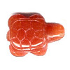 15x22mm Red Aventurine TURTLE Animal Fetish Bead