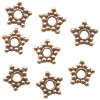 1x10mm Antiqued Copper Bali Style DISC / SPACER Beads