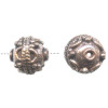 12mm Antiqued Copper Bali Style ROUND Beads #2