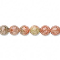 6mm Autumn Jasper (Epidot) ROUND Beads