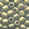6x6mm Antiqued (Patina) Hollow Brass *Old Style* French CYLINDER / ROLLER Beads