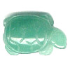 12x20mm Green Aventurine TURTLE Animal Fetish Bead