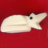 8x10mm Bone FROG Animal Fetish Bead