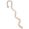 6" Coppertone Metal *Beadable* BOOKMARK - Fancy