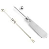 5" Stainless Steel *Beadable* FORK & SPREADER Set