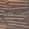 Mill Hill #G92023 (Japanese) 2x14mm (1/16" x 5/8") BUGLE BEADS: Trans. Root Beer Brown