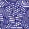 Mill Hill #G72009 (Japanese) 1.9mmx6mm BUGLE BEADS: Translucent Dusty Ice Lilac (Periwinkle Blue), Color Line