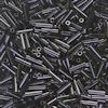 MILL HILL® #G72014 (Japanese) 1.9 x 6mm BUGLE BEAD: Opaque Black