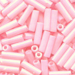 MILL HILL® #G72035 (Japanese) 1.9x6mm BUGLE BEADS: Peppermint Pink