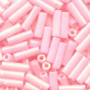 MILL HILL #G72035 (Japanese) 1.9x6mm, 1/16" x 1/4" BUGLE BEADS: Peppermint Pink