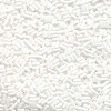 MIYUKI #1  (1x3mm)  BUGLE BEADS - Opaque White #409