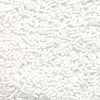 MIYUKI #1 (1x3mm) BUGLE BEADS - Opaque White #409