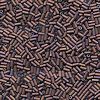 MIYUKI®: #1 (1x3mm) Micro BUGLE BEADS: Metallic Copper Matte #2005