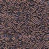 MIYUKI #1 (1x3mm) Micro BUGLE BEADS: Metallic Copper Matte