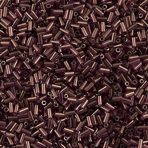 MIYUKI® #1 (1x3mm) Micro BUGLE BEADS: Cinnamon Gold Luster #2441