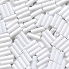 CZECH PRECIOSA® #3 (2x7mm) BUGLE BEADS: Opaque White