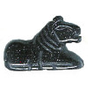 16x20mm 3-D Blue Goldstone HORSE Animal Fetish Bead