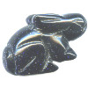 14x20mm Blue Goldstone 3-D RABBIT Animal Fetish Bead