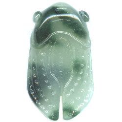 25x44mm Jadeite CICADA, CRICKET, GRASSHOPPER Pendant/Focal Bead