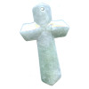 30x51mm Jadeite CROSS, CRUCIFIX Pendant/Focal Bead