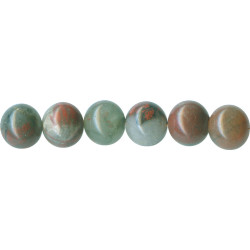 8mm African Bloodstone ROUND Beads