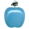 14mm Blue Quartz APPLE Charm / Pendant - with Bail