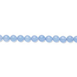 4mm Blue Agate ROUND Beads