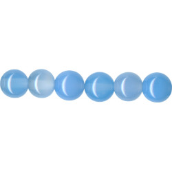 8mm Blue Agate ROUND Beads