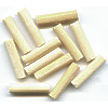 7/8" Narrow Natural Bone TUBE Beads