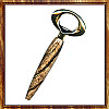 10 kt. Gold Plated Spalted Red Oak Bottle Opener ~ JBC Woodcraft®