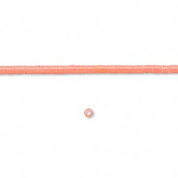 22" Strand, 3x3.5mm Block Orange Coral HESHI Beads
