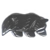 12x22mm Black Onyx COYOTE/WOLF Animal Fetish Bead