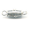 10mm Silver Plated Barrel CLASPS