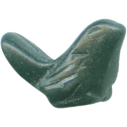 10x18mm Blackstone 3-D BIRD Animal Fetish Bead