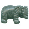 15x20mm Blackstone ELEPHANT Animal Fetish Bead