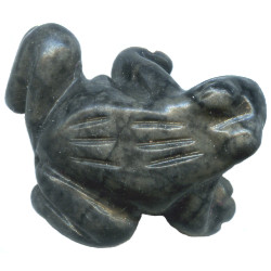 20x20mm Blackstone FROG Animal Fetish Bead