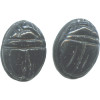 10x13mm Blackstone SCARAB, BEETLE Beads